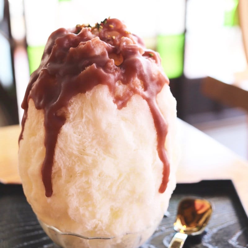 かき氷　カンナの氷しるこ(和kitchen かんな （和キッチン かんな）)の写真