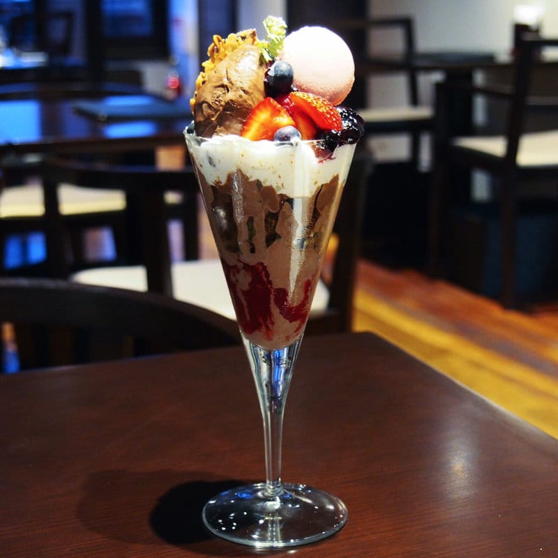 ショコラベリーパフェ(ベルアメール 京都別邸 )の写真