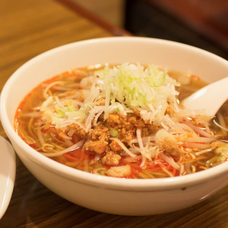 担々麺焼飯セット(中華料理　鉄人 )の写真