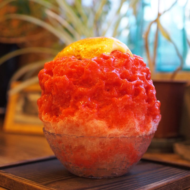 生いちご炙りブリュレ(プレミアム)(cocoo　cafｅ （コクウカフェ）)の写真