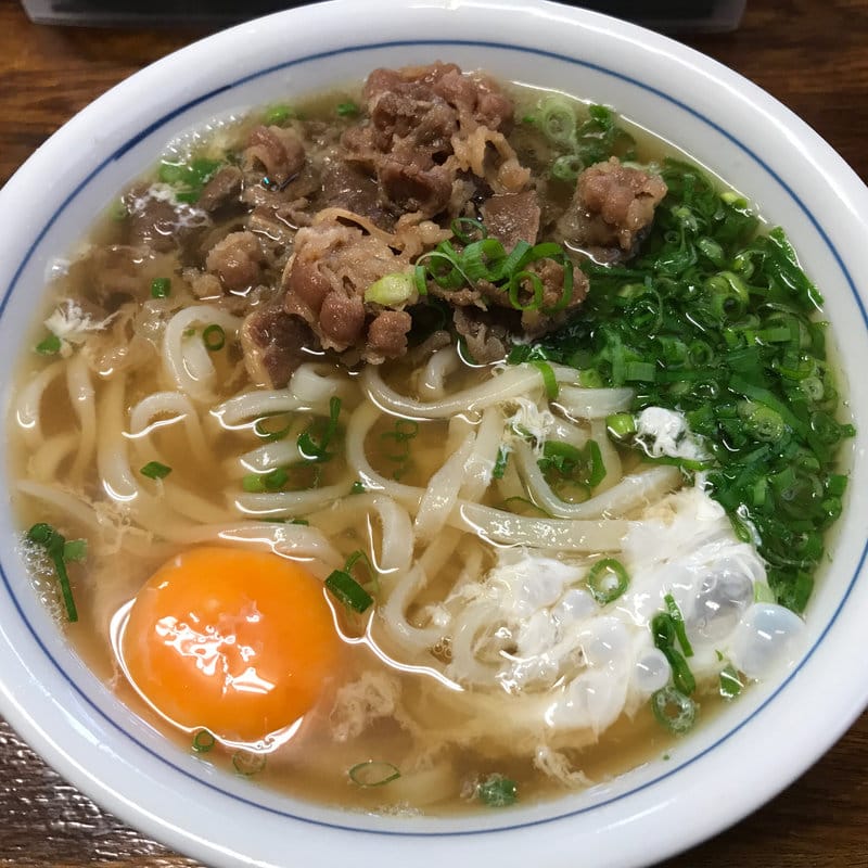 肉うどん(いきうどん )の写真