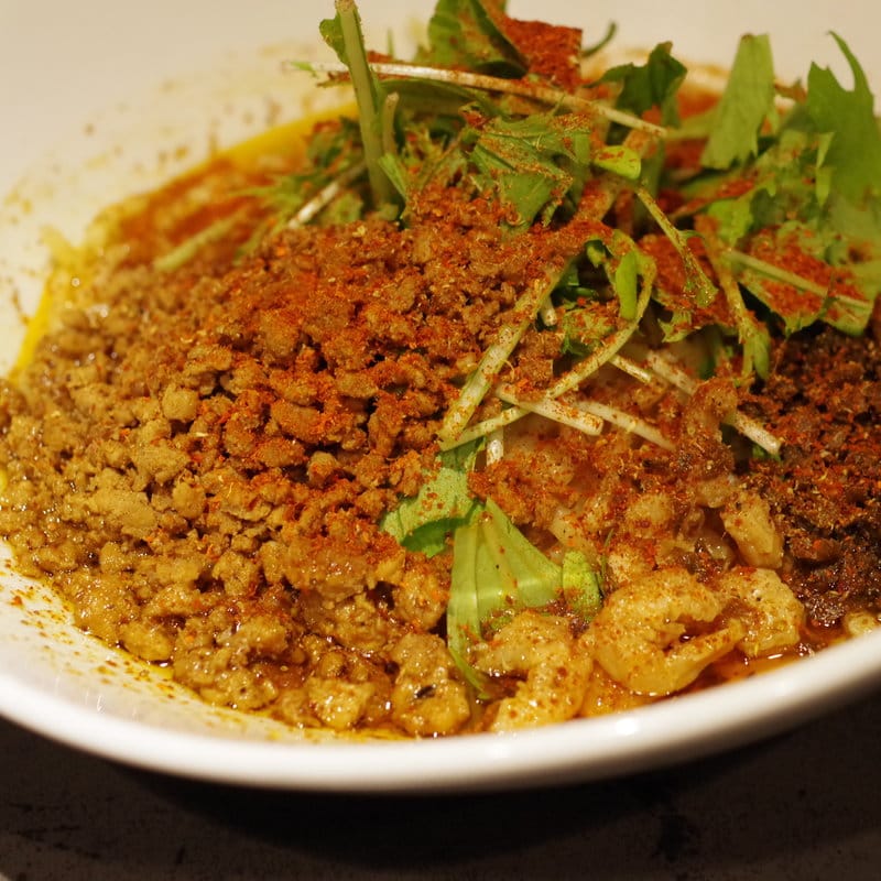 汁なし担々麺(タンタンタイガー)の写真