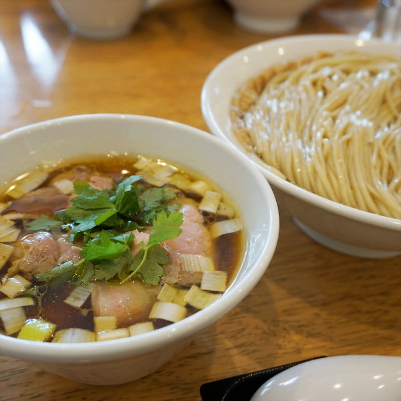 鶏と豚のつけ麺(地鶏らーめん はや川)の写真