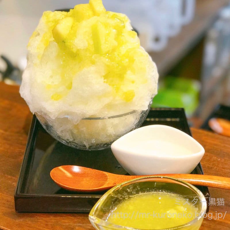 生メロン(かき氷 重義)の写真