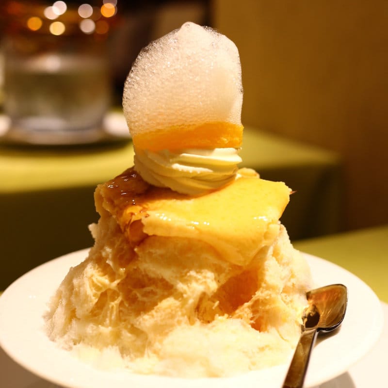 ひんやりクレープ・シュゼット(氷匠ル・クレール)の写真