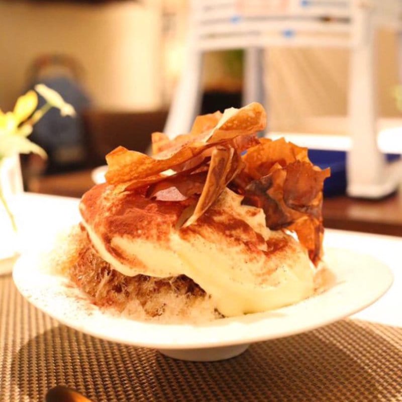 ティラミスかき氷(リストランテ・ヒロ 大阪)の写真