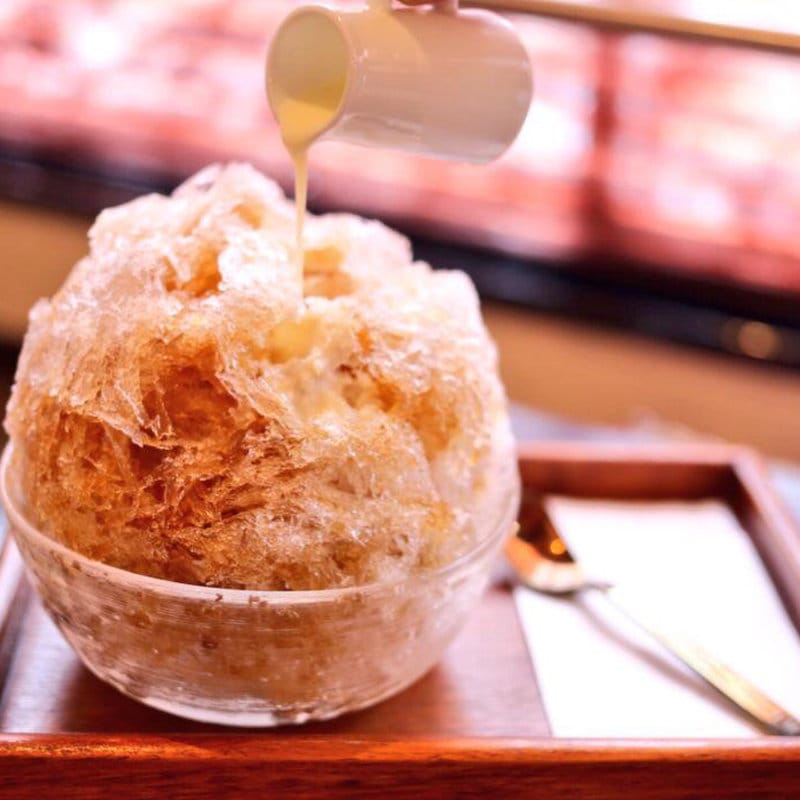 ほうじ茶(三日月氷菓店 )の写真