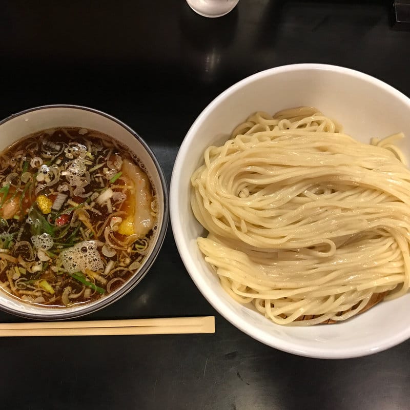 黒つけそば(鶴麺 鶴見本店 （つるめん）)の写真