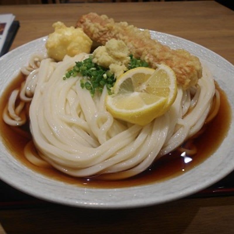 ちく玉天ぶっかけ(釜たけうどん 八重洲北口店 )の写真