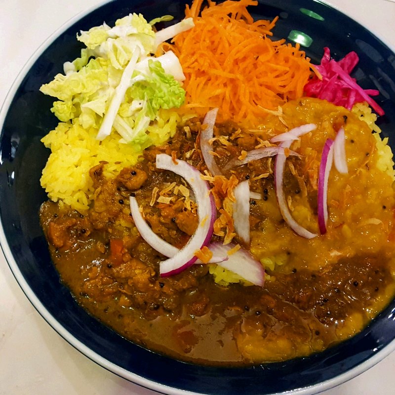 粗挽きキーマカリー(カリ～　アンド　スパイスバル　カリ～ビト （Curry & Spice Bar カリービト）)の写真