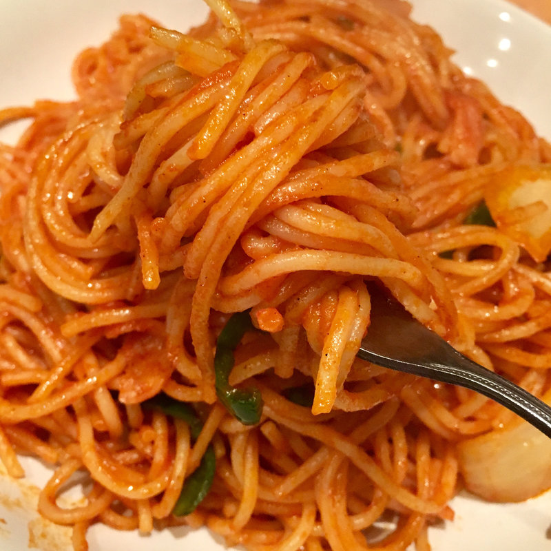 昔懐かしナポリタン(大阪風串揚げ 元祖くし丸)の写真