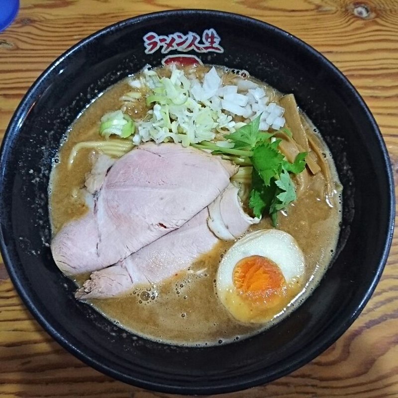 味噌鶏煮込みそば(ラーメン人生 JET600 )の写真