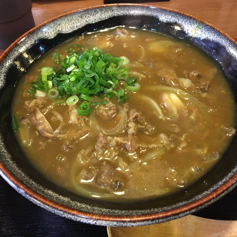 かすカレーうどん(不二屋 )の写真