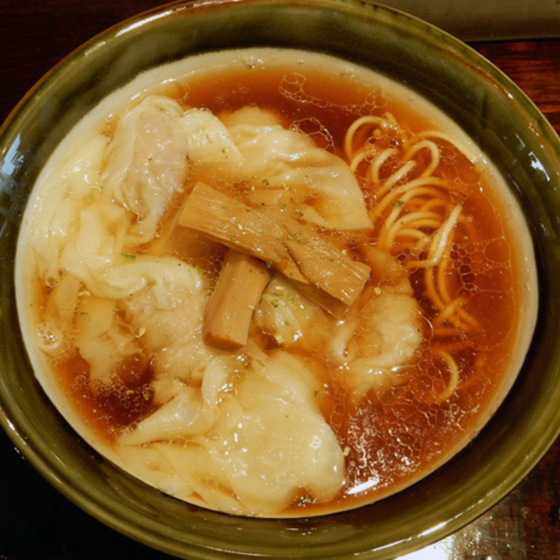 特製わんたん麺(麺屋 坂本01)の写真