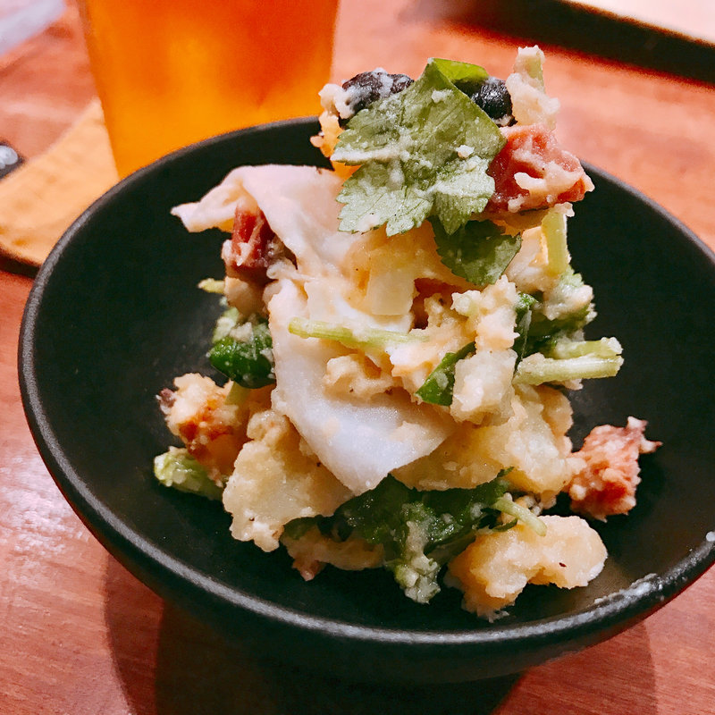 へしこのポテトサラダ(おわん)の写真