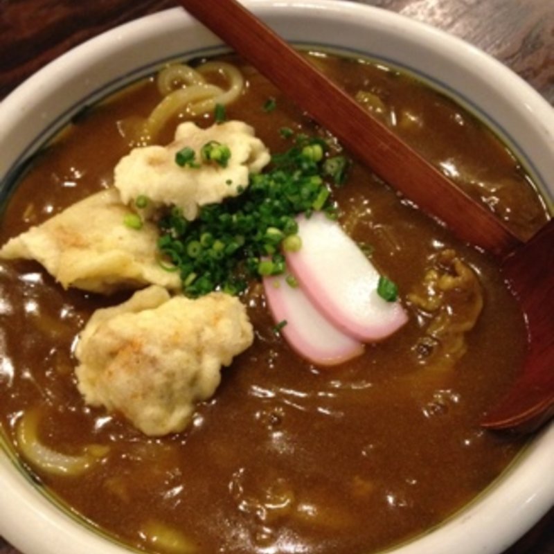 かしわカレーうどん(手打うどん すみた )の写真