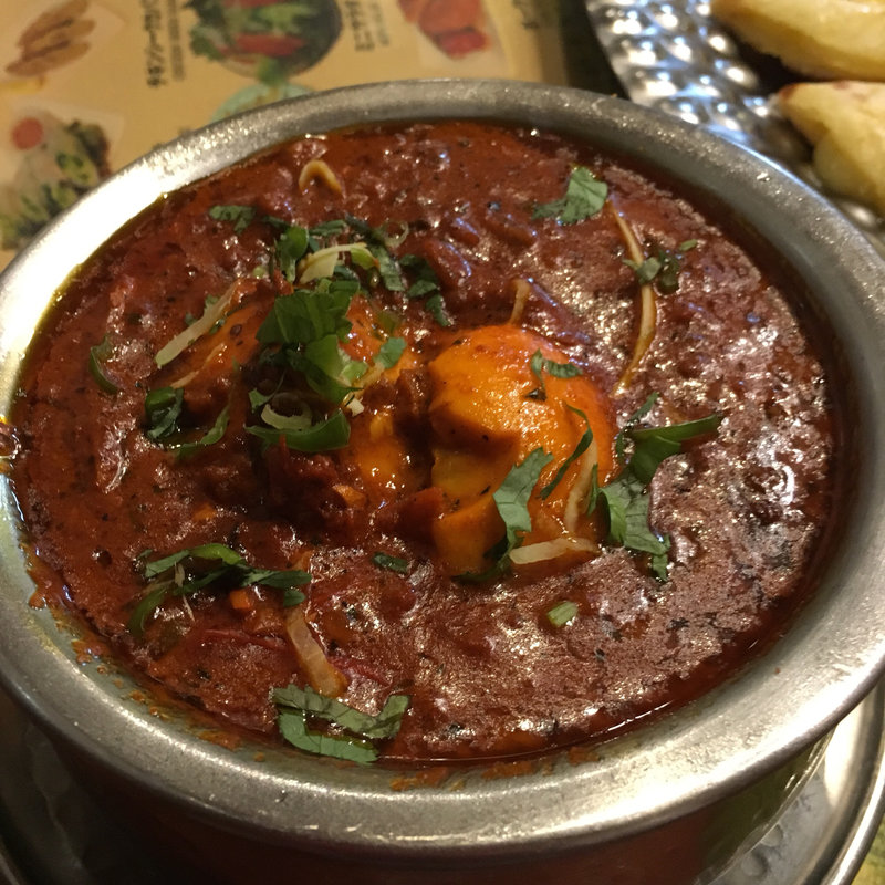 キーマエッグカレー(ムガルパレス ２号店 （MUGAL　PALASE）)の写真