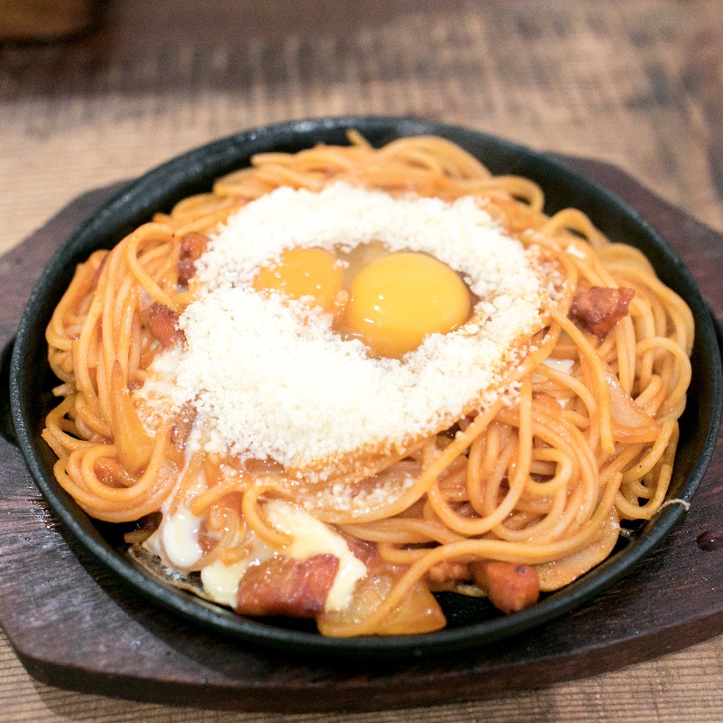 2コ玉ナポリタン(楽しい食事 ニュースマイル)の写真