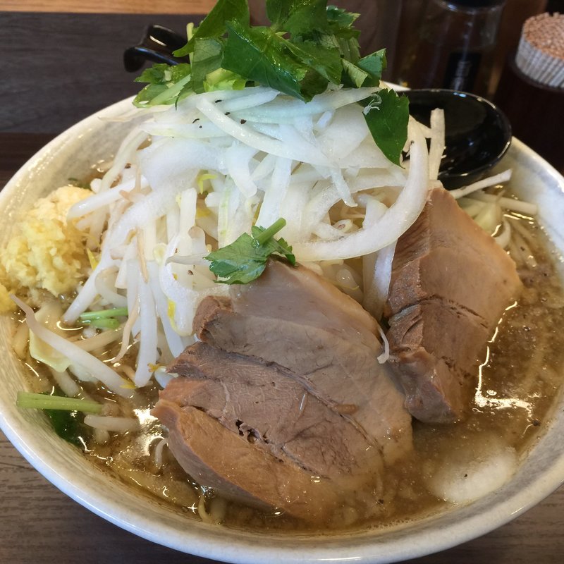 にぼGそば（ニンニク、ショウガ、野菜増し）(支那そば 無双庵 )の写真