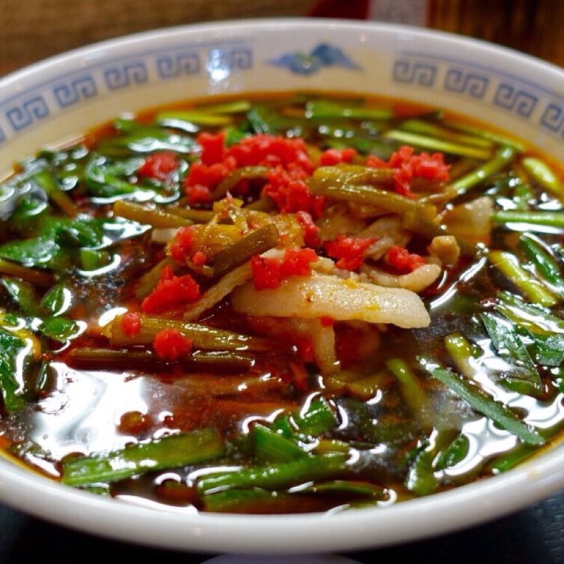 満州にらラーメン(さかえや 本店 （満州にらラーメン）)の写真