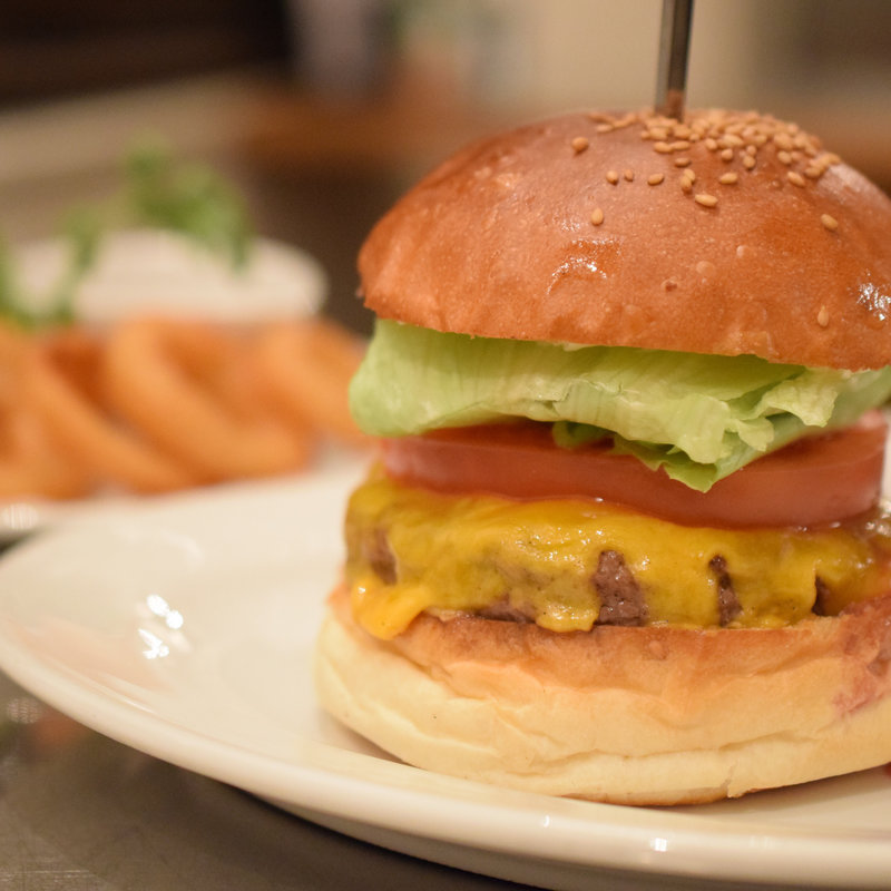 チェダーチーズバーガー(No.18ダイニングバー （No.18 DINING&BAR）)の写真
