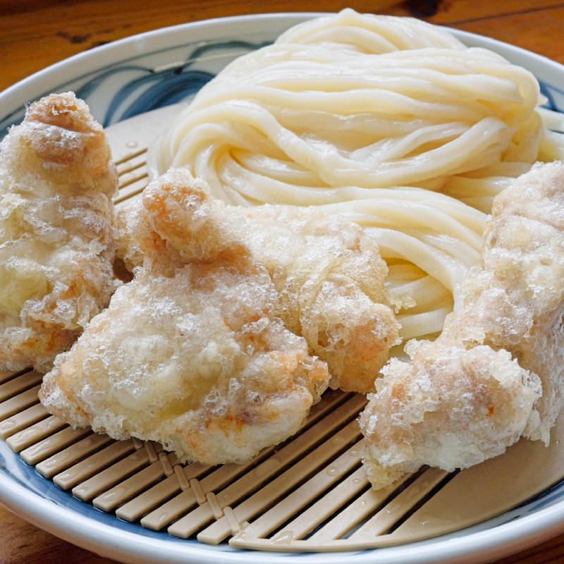 かしわざるうどん(麦蔵)の写真