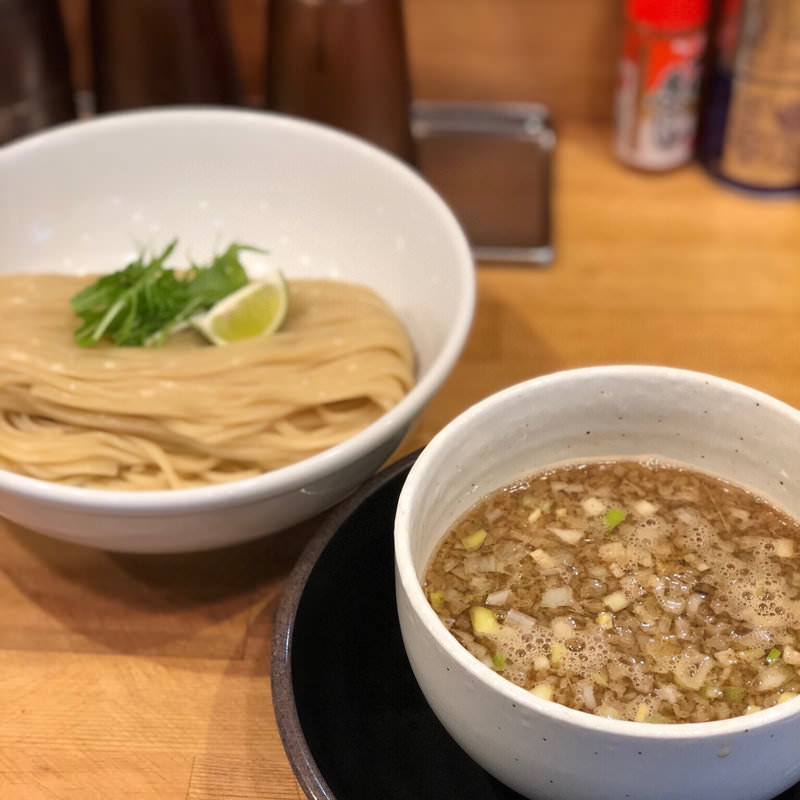 鶏もつつけ麺(清麺屋)の写真