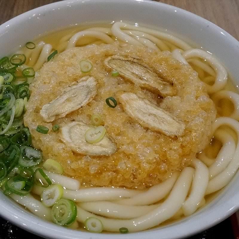 ごぼう天(かき揚げ)(因幡うどん 福岡空港店)の写真