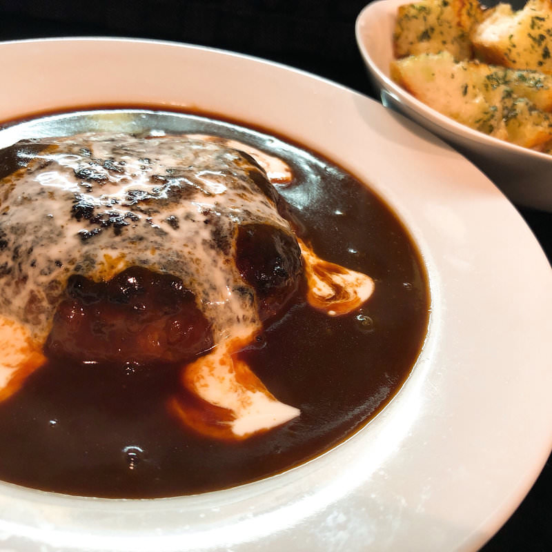 自家製ハンバーグ(明ごころ本店　洋食店 )の写真