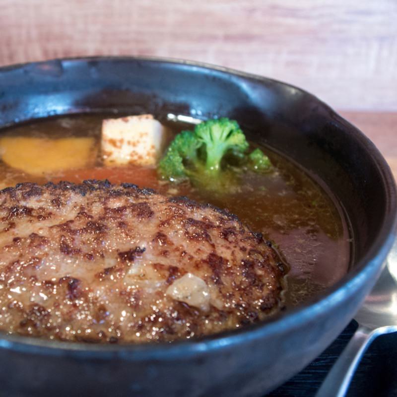 名物スープハンバーグ(BOSTON 昭和町本店 （ボストン）)の写真