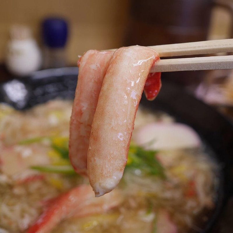 本ずわい蟹の葛あんかけうどん(紅屋 （べにや）)の写真