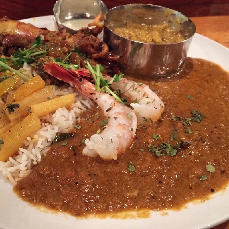 本日のカレー(海老&海鮮SP)(虹の仏 )の写真