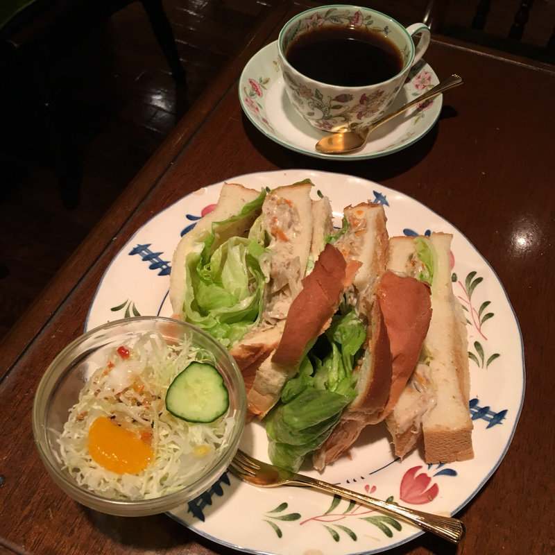 トーストサンドセット(珈琲の森)の写真