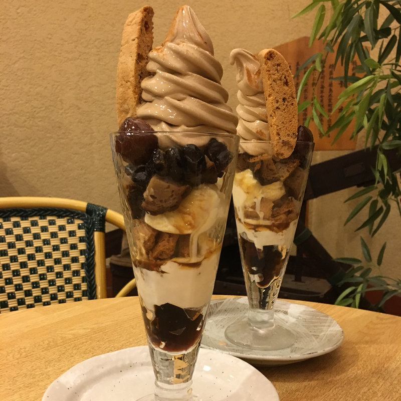 自慢のカプチーノパフェ(前田珈琲 本店 （マエダコーヒー）)の写真