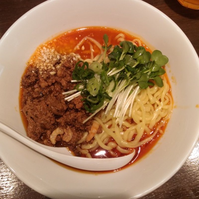 日式汁なし担々麺(六坊担担面)の写真