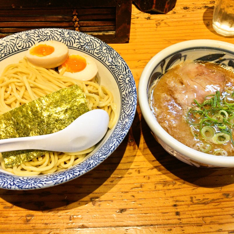 太麺つけそば(博多中華そば　まるげん)の写真