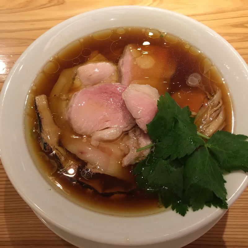 醤油の純鶏ソバ(自家製麺 うろた )の写真