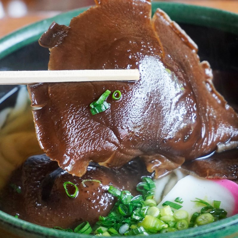 しいたけうどん(岩屋うどん )の写真