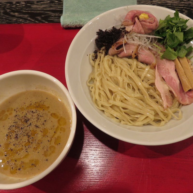 フォアグラつけ麺(鴨だしらーめん　鴨福)の写真