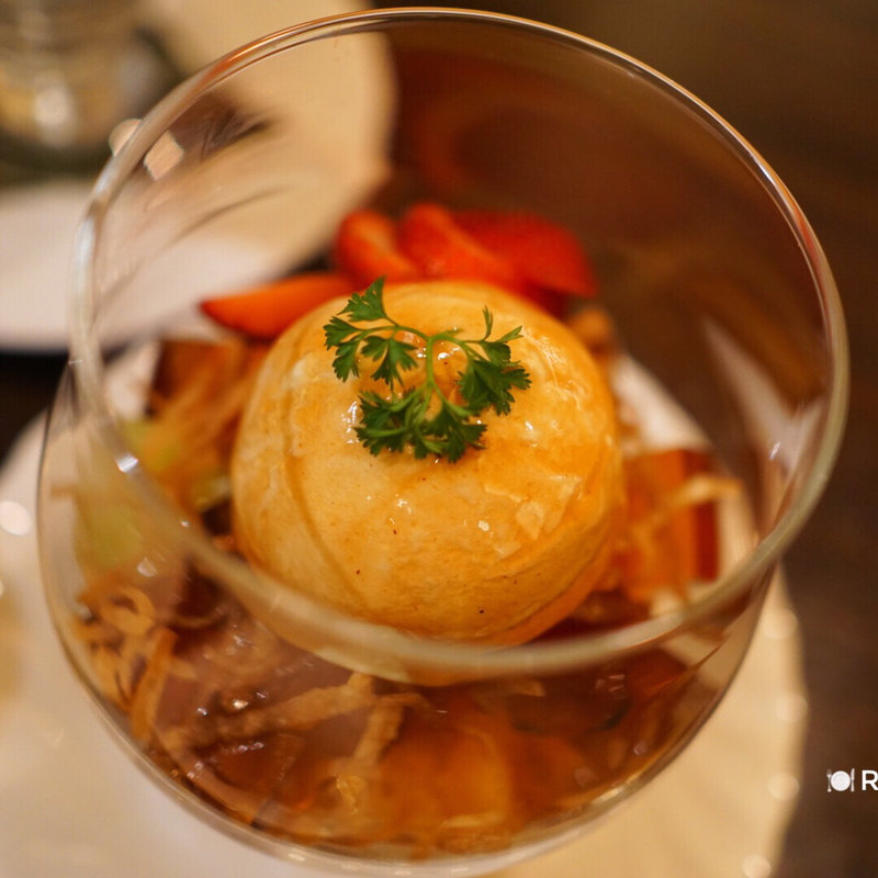 酢梅湯のパフェ(中国料理 彩龍 （サイリュウ）)の写真