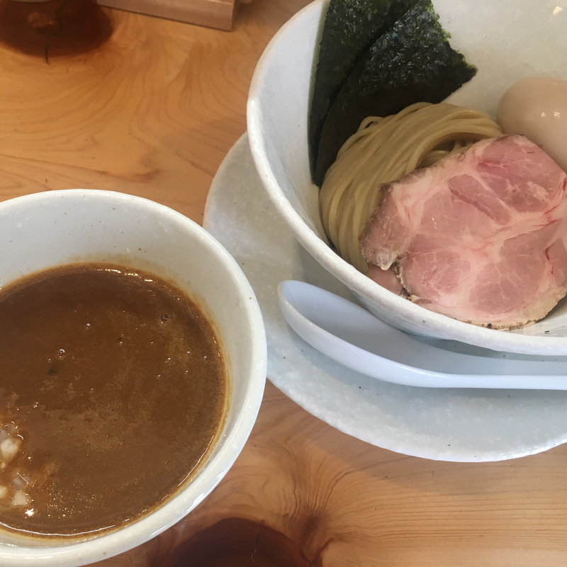 濃厚海老つけ麺(麵屋 BISQ)の写真