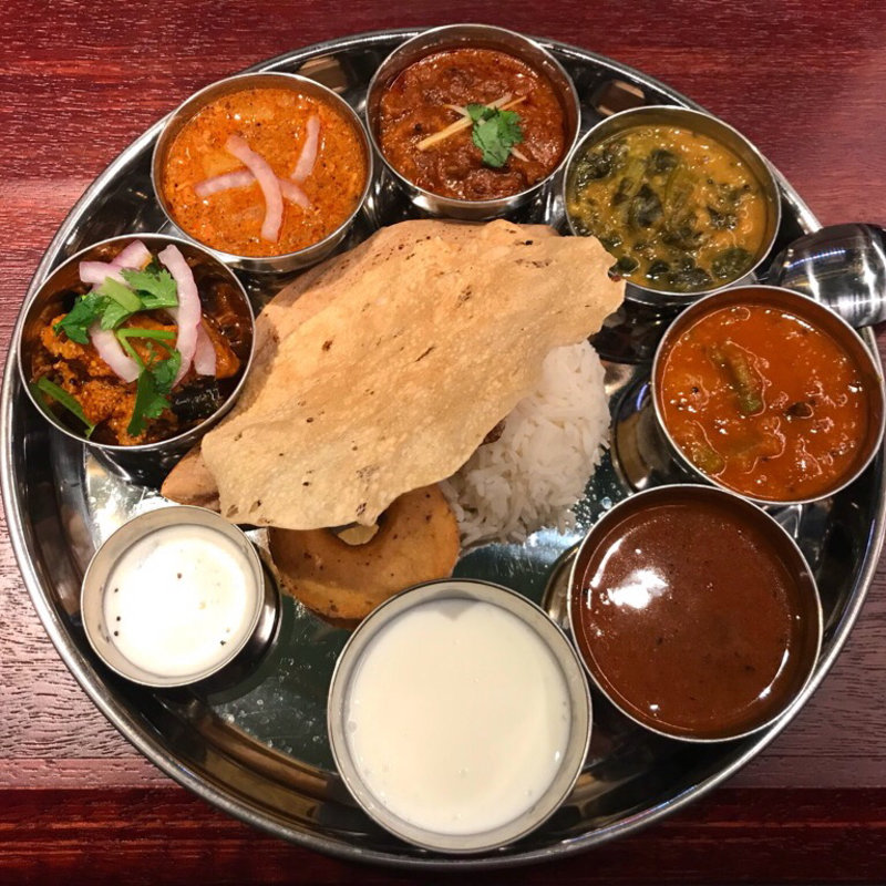 【カウンター席限定お一人様用メニュー】マサラダイナーミールス(エリックサウス マサラダイナー)の写真