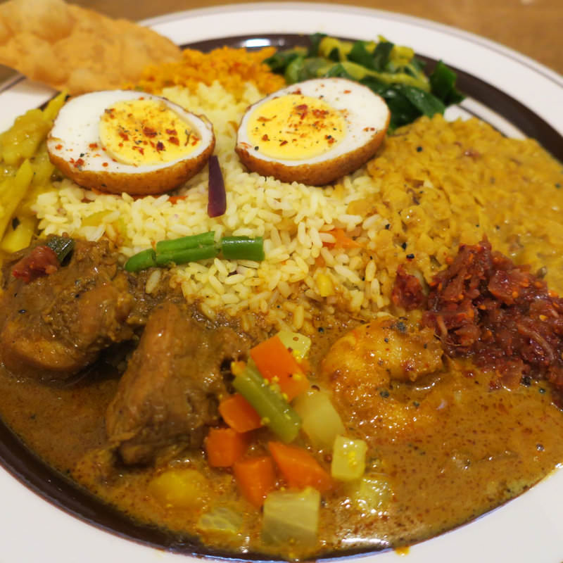 本日のライス&カリー(カラピンチャ （Karapincha）)の写真