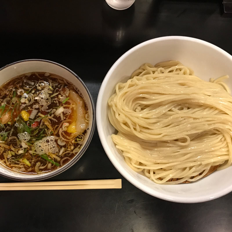 黒つけそば(鶴麺 鶴見本店 （つるめん）)の写真