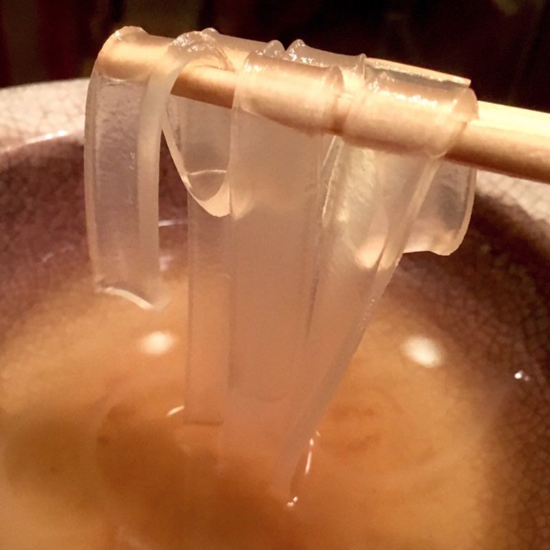 おでん（くず切り）(馬場頭 ふろ （ババガシラフロ）)の写真