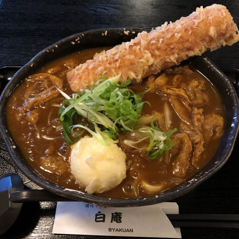 ちく卵天カレー(讃岐うどん 白庵 （BYAKUAN びゃくあん）)の写真