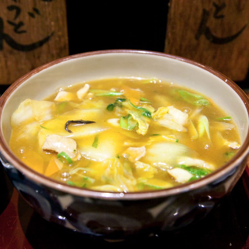 カレーちゃんぽんうどん（裏メニュー）(うどん棒 大阪本店 )の写真