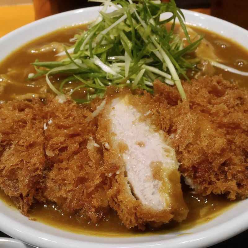 とんかつカレーうどん(空飛ぶうどん やまぶき家 )の写真