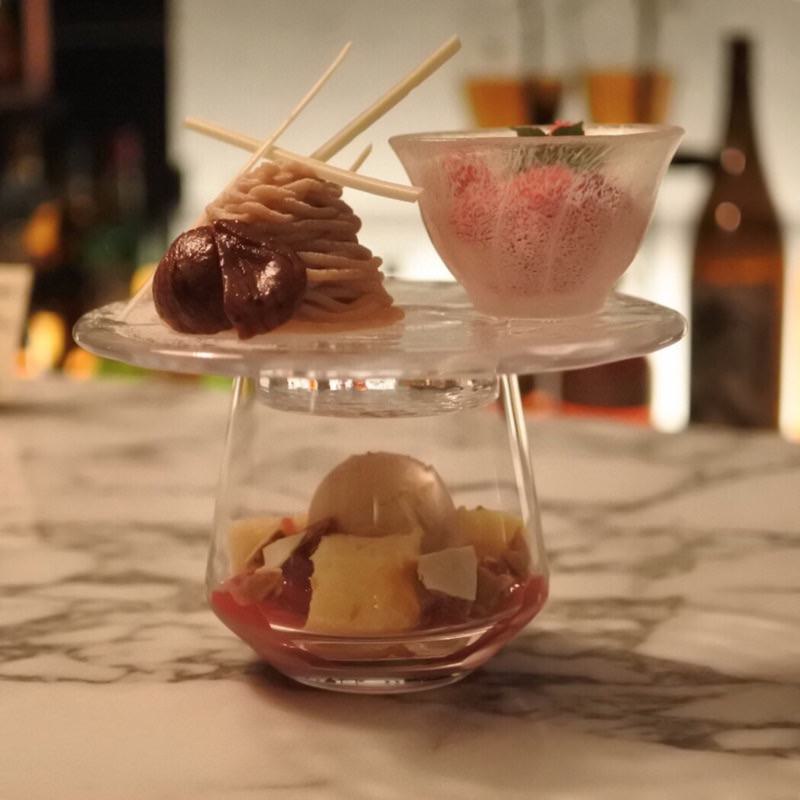 和栗のパフェ(フロランタン)の写真