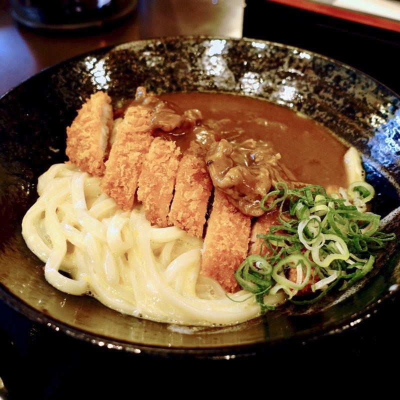 カツカレー釜玉(情熱うどん讃州 新大阪店 )の写真
